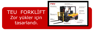 TEU dizel forklift sunumu